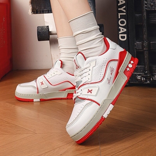 2025秋冬款新款潮牌百搭经典板鞋男女潮流休闲小白鞋情侣鞋白水泥