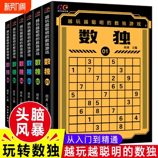 二三四五六年级中 成人儿童入门到精通益智初高级填字游戏书智力开发读越玩越聪明 数独书九宫格 小学生青少年逻辑思维阶梯训练题