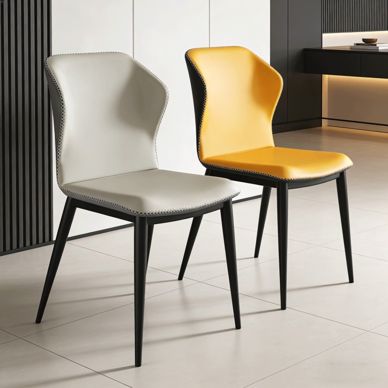 餐椅家用餐桌靠背椅子意式轻奢高级感酒店吃饭椅现代简约餐厅凳子