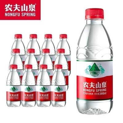 农夫山泉饮用天然水小瓶装塑膜装 农夫山泉天然水380ml*12