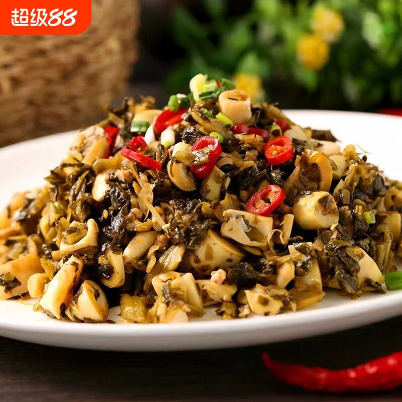江西特产酸菜小笋风味素食小菜下饭菜开味酸竹笋当季新笋嫩笋泡椒