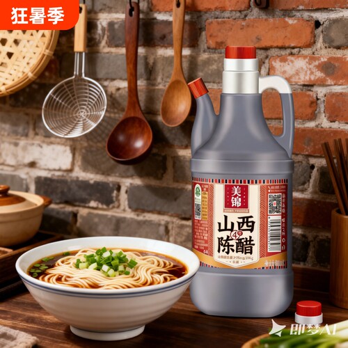 美锦山西老陈醋4度多规格桶装酿造家用饺子醋食醋凉拌食用特色