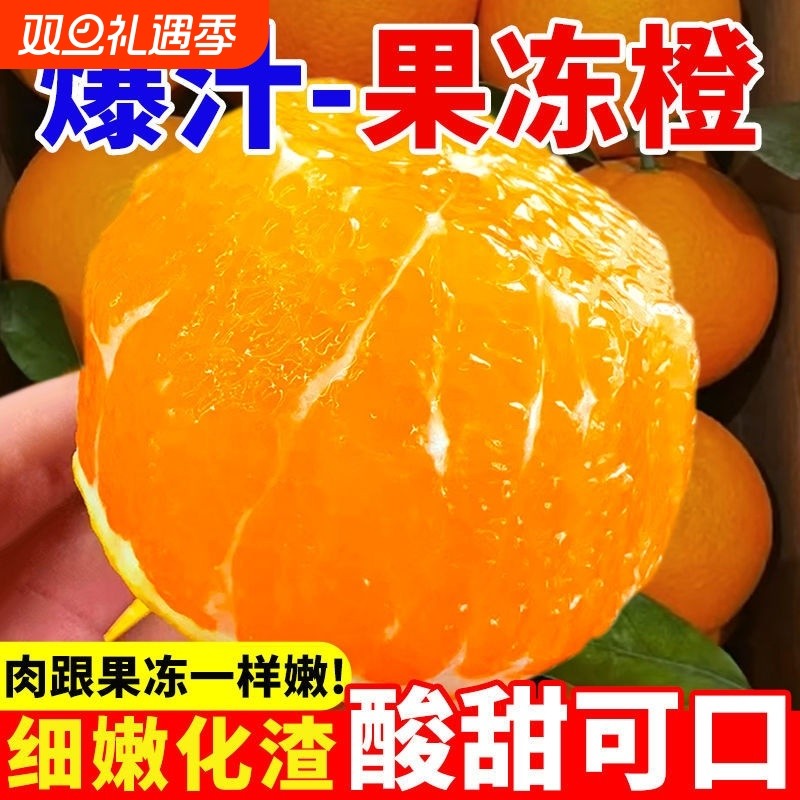 爱媛38号果冻橙果园现摘现发新鲜橙子水果应季甜柑橘伦晚