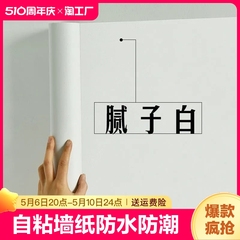 自粘墙纸防水防潮卧室自贴壁纸宿舍贴纸墙壁房间客厅墙面掉灰背胶