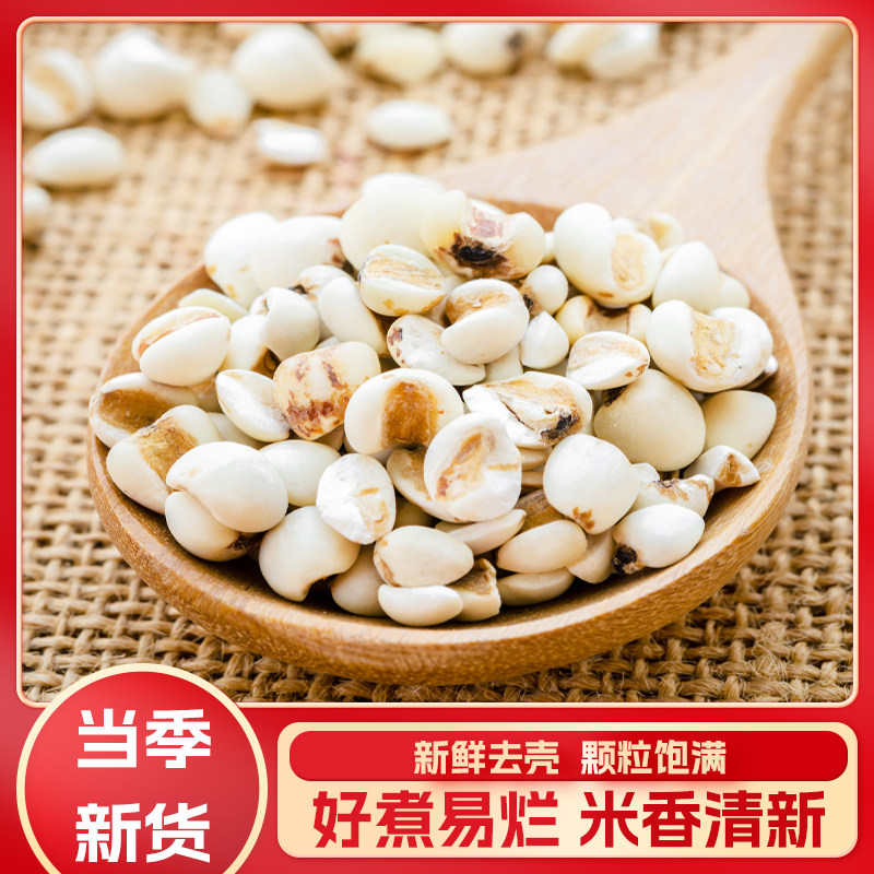 【当季新货】正宗新鲜薏仁薏仁米红豆薏米粥原料五谷杂粮营养健康,粮油调味/速食/干货/烘焙,薏米,淘宝优惠券,粉丝福利购,淘宝优惠卷