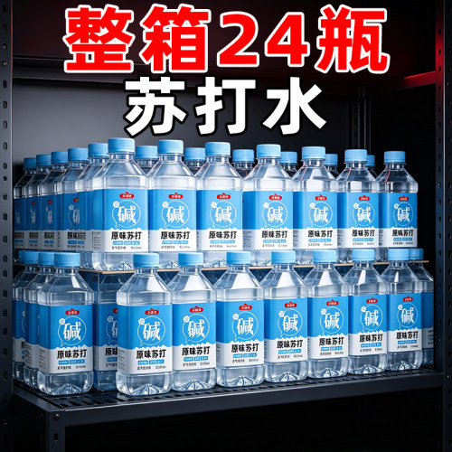 整箱24瓶苏打水饮料无气0脂0卡