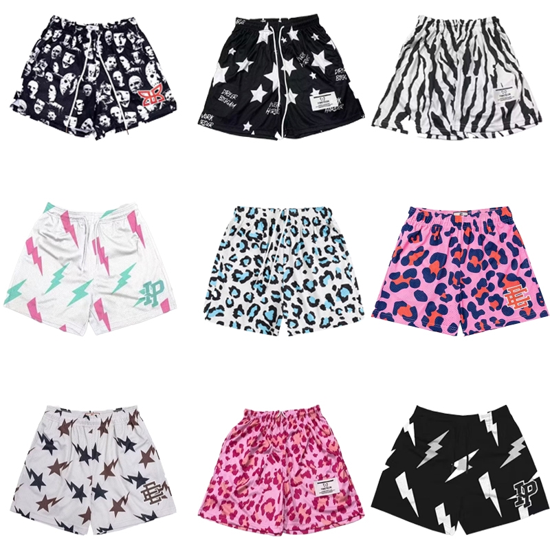 美式篮球裤男宽松不过膝运动短裤