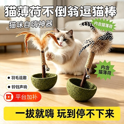 新款上市！！猫薄荷自嗨解闷玩具