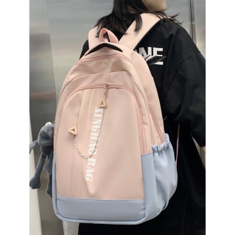 书包女大容量高中学生初中生ins潮流背包大学生旅行电脑包双肩包