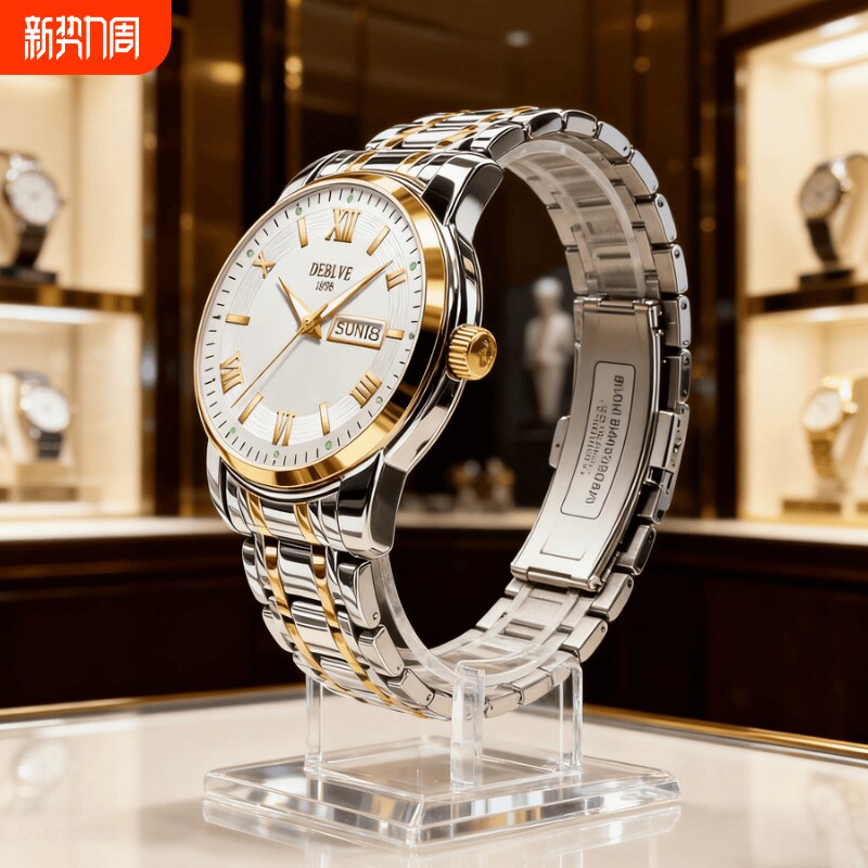 名牌男士手表正品官方旗舰瑞士非机械手表男款2024新款防水石英表