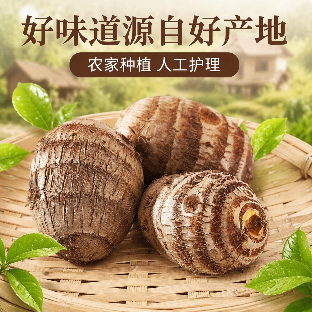 现挖云南牛奶芋头毛芋头芋艿香芋新鲜农家正宗芋仔蔬菜山药软糯