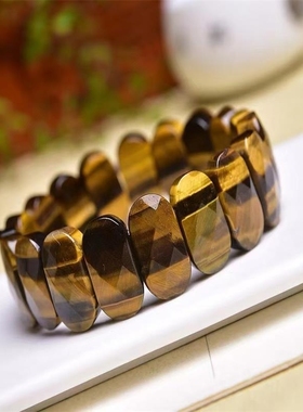 天然虎晶石手排水晶手链原石手串男女款手链饰品配饰紫水晶粉水晶