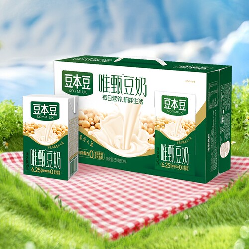 豆本豆原味豆奶整箱|千人加购