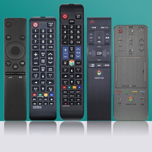 适用三星电视机遥控器通用款sansung曲面BN5901259D aa59智能611a