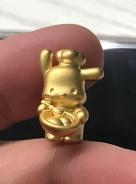 超级可爱厨师帕恰狗diy转运珠吊坠气质少女感满满原创小众