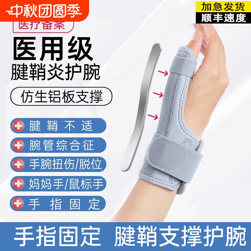 医用护腕手腕腱鞘炎专用保护套大拇指骨折固定腱鞘护腕鼠标手护具										