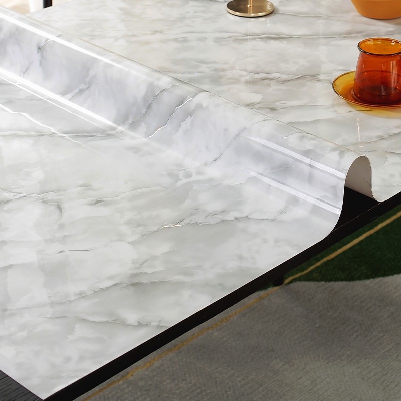 餐桌垫子pvc茶几桌布免洗防水防油防烫桌面保护膜轻奢高级感台布