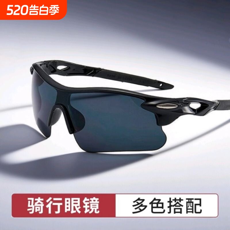骑行眼镜户外运动跑步自行车防风镜太阳镜墨镜非偏光眼镜