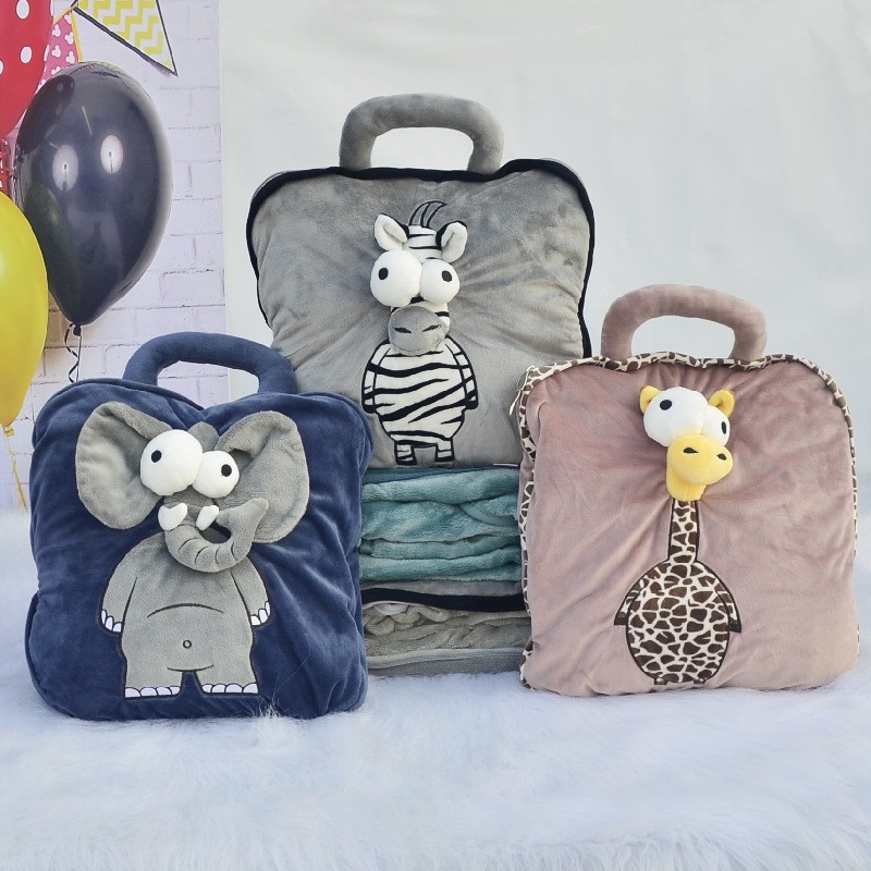 可爱卡通立体抱枕被子两用空调毯办公午睡枕加厚毯子靠垫,居家布艺,抱枕被,淘宝优惠券,粉丝福利购,淘宝优惠卷