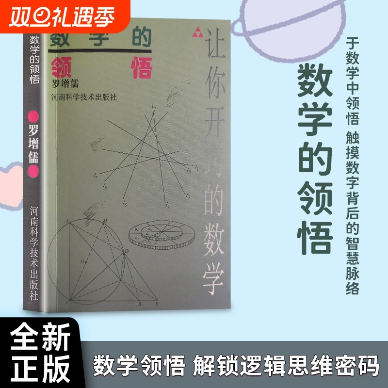 全新正版 数学的领悟 让你开窍的数学 罗增儒著 不止会做题 数学的深层领悟如何打开你的思路