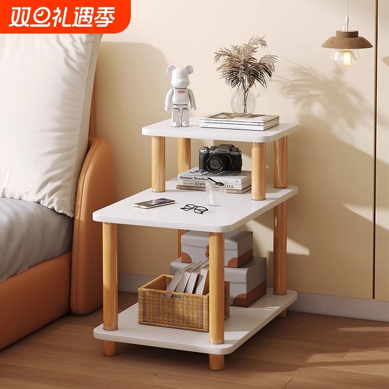 床头柜简约现代置物架家用卧室床边收纳储物柜出租房用简易小边几