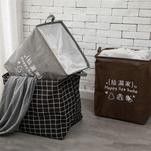 大号布艺衣橱收纳箱衣服玩具整理箱衣物棉服被子收纳筐搬家打包袋