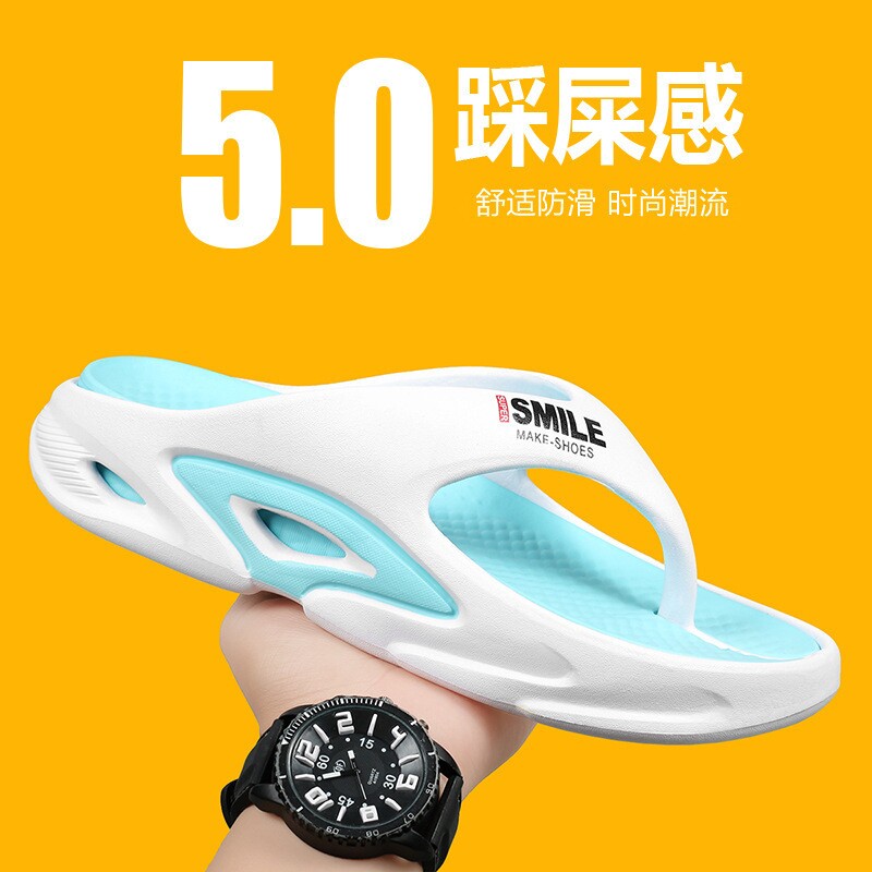 人字拖男夏季男士踩屎感厚底休闲潮流时尚百搭情侣款运动沙Shoes