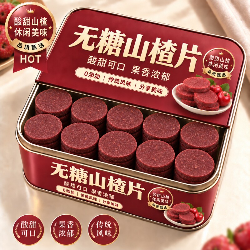 农科院！特级山楂片干无添加蔗糖官方旗舰店零食蓝莓桑葚儿童健康