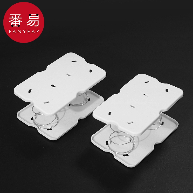 纸巾盒弹簧托AA1sn0-自动抽纸盒底托创意双弹簧升降支架弹力托