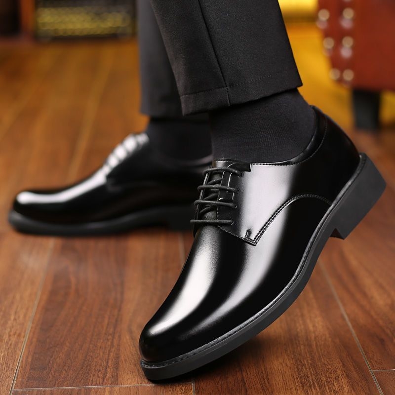 商务保暖真皮牛皮高档棉皮鞋