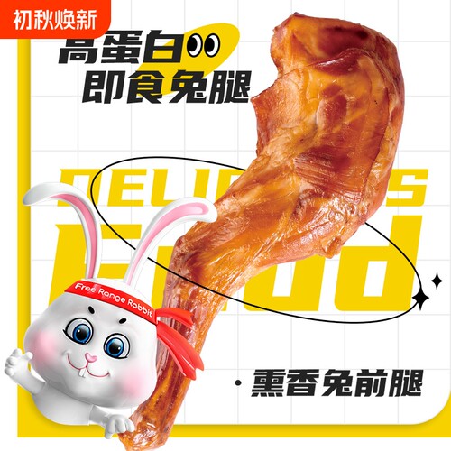 康大熏香兔前腿健身轻食小吃