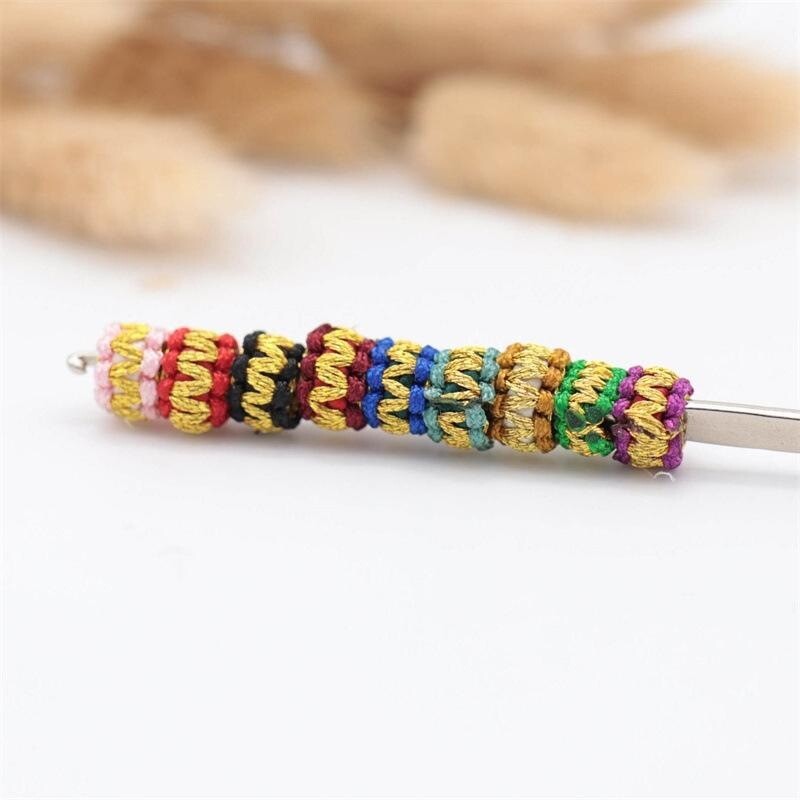 灯笼结扣手工编织项链绳手链隔珠