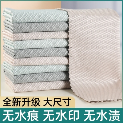 鱼鳞吸水不掉毛大号加厚厨房神器