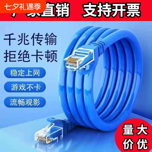 成品网线高速1/10/30米宽带路由
