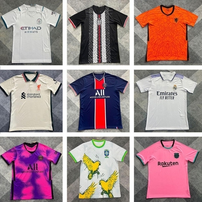 复古球衣2019-20-21-23英格兰皇马巴萨多特荷兰足球服成人夏季
