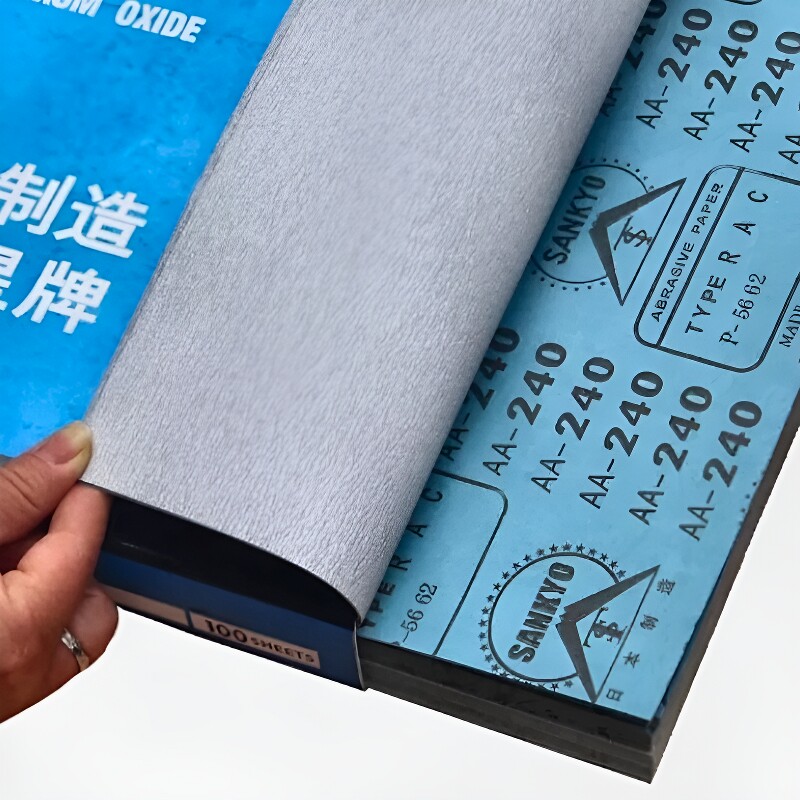 日本进口打磨砂纸干磨超细木工油漆家具使用汽车文玩墙面白抛光