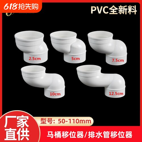 PVC马桶移位器扁管|超4000次加购