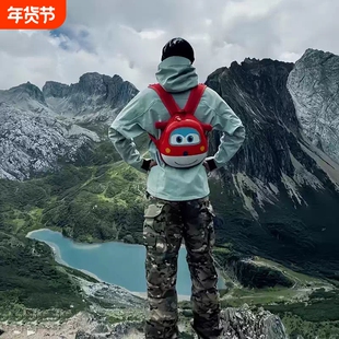 超级飞侠书包乐迪登山包双肩包羽毛球收纳包大学生旅游包幼儿园