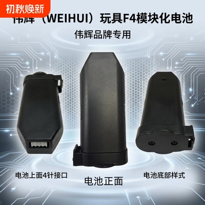WEIHUI伟辉玩具F4模块化电池7.4V充电线F4电池模块化6604伟辉电池
