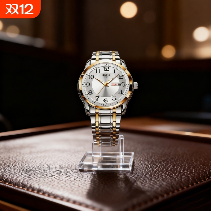 瑞士同款青少年初高中学生手表男款简约潮流全自动机械防水石英表