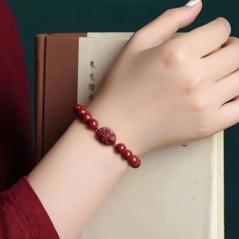 朱砂手串手链十二生肖本命佛新款本命年国风礼品送人守护吉祥批发