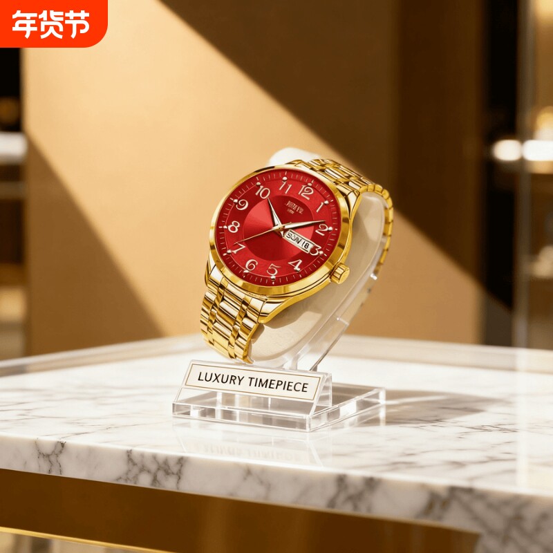 名牌男士手表正品官方旗舰瑞士非机械手表男款2024新款防水石英表