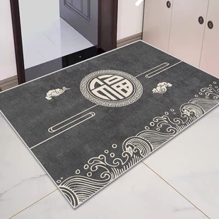 入户门地垫硅藻泥家用进门脚垫耐脏垫子地毯可裁剪防滑吸水室外