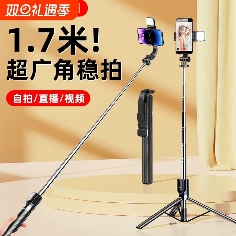 旅游拍照专用一体式袋补光