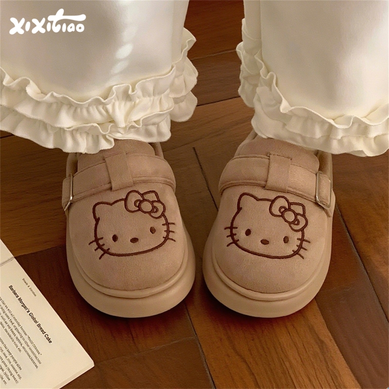 可爱防滑加绒保暖勃肯鞋ins