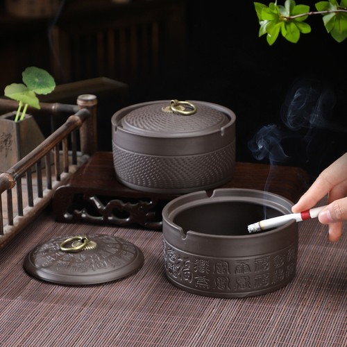 紫砂防飞灰烟灰缸|超2.6万次加购