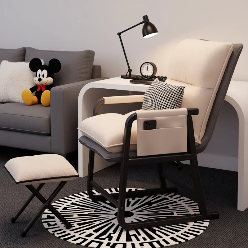 折叠躺椅午休办公两用椅可躺电脑椅懒人沙发椅宿舍椅子靠背椅久坐