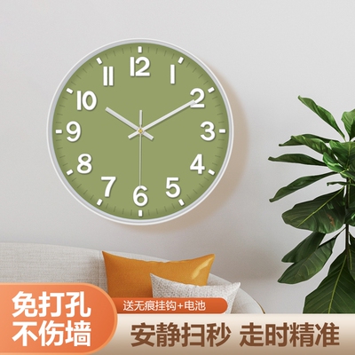 免打孔超静音挂钟|超1.1万次加购