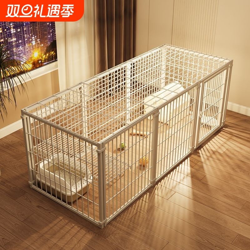 狗狗宠物围栏室内家用自由组合狗笼子中小型犬泰迪隔离门专用狗窝