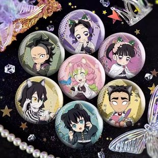 鬼灭之刃周边蜜璃蝴蝶忍时透无一郎不死川实弥香奈乎同人谷吧唧徽